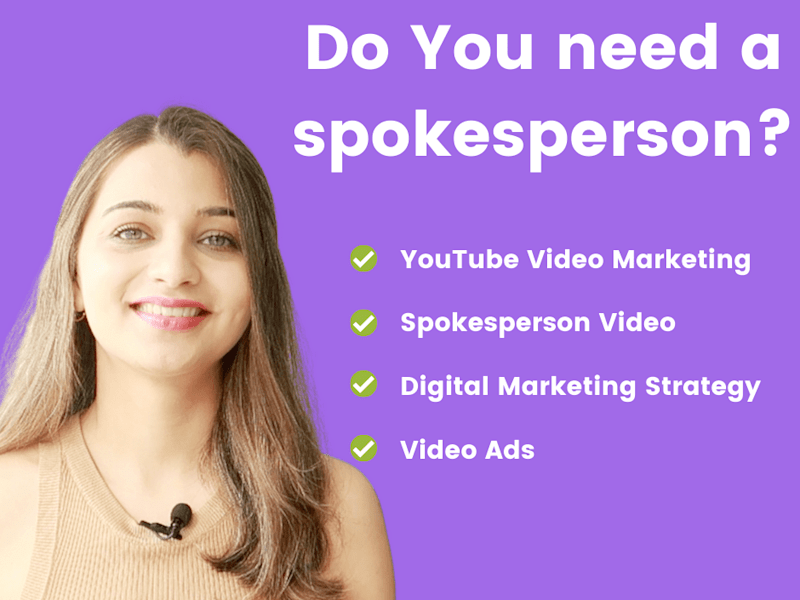 Cover image for You will get a professional Spokesperson video