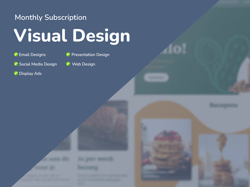 Cover image for Visual Design (monthly subscription)