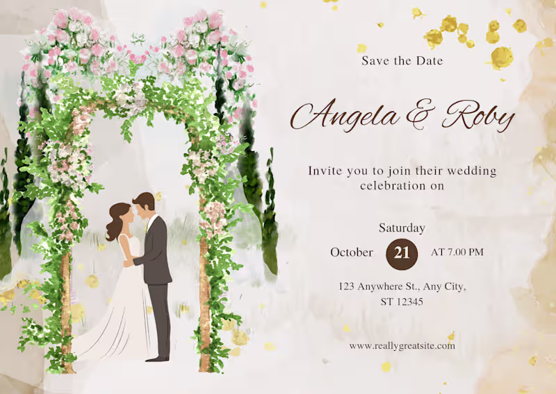 Cover image for Wedding invitation design 
