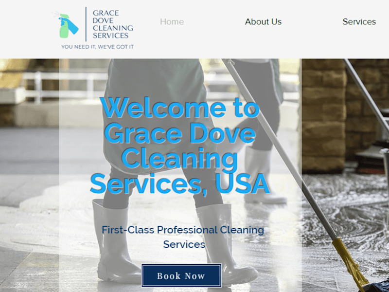 Cover image for Grace Dove Cleaning Services