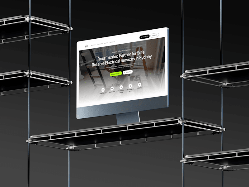Cover image for End Point Electrical Website Design