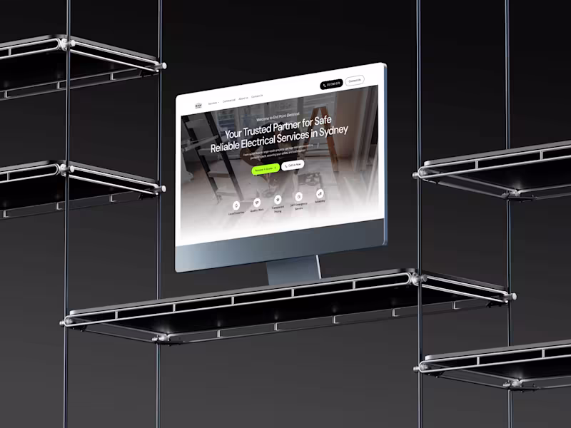 Cover image for End Point Electrical Website Design