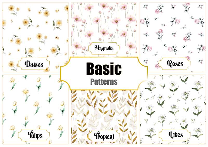 Cover image for Basic Floral pattern