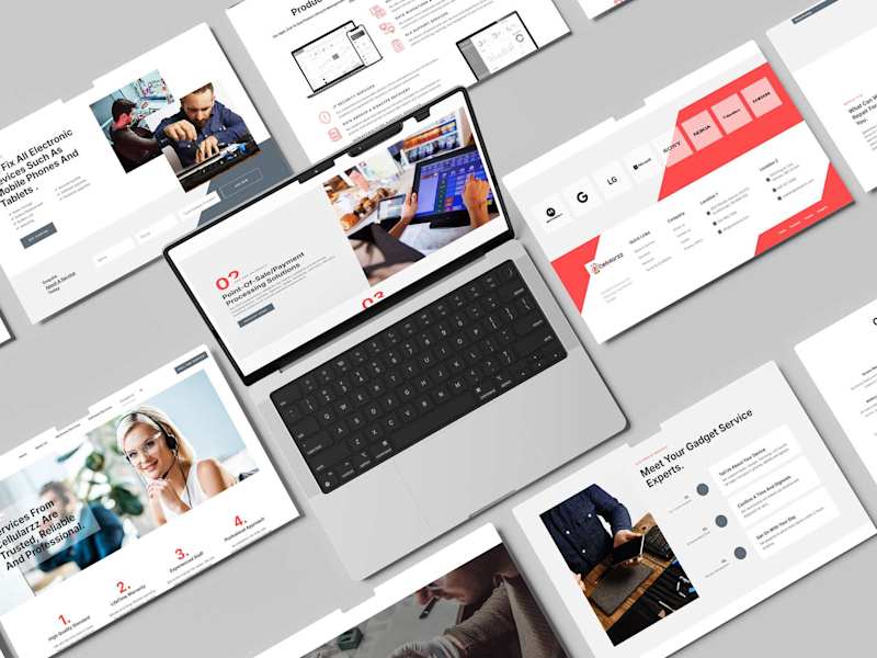 Cover image for Smart Repair Service Website – Clean UI/UX & Web Development
