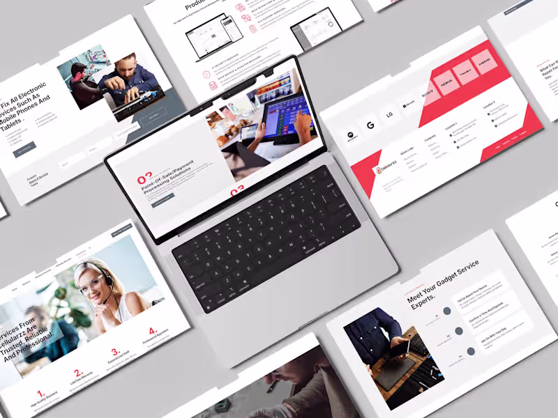 Cover image for Smart Repair Service Website – Clean UI/UX & Web Development