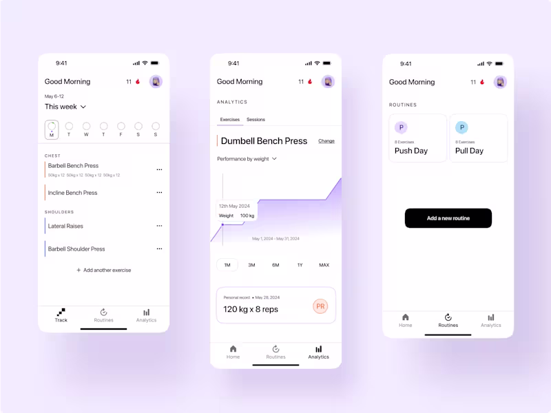 Cover image for Tracky • A Fitness tracking App