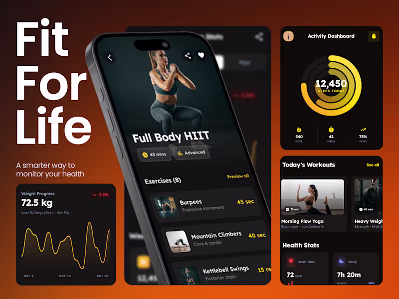 Cover image for Fitness Tracker App