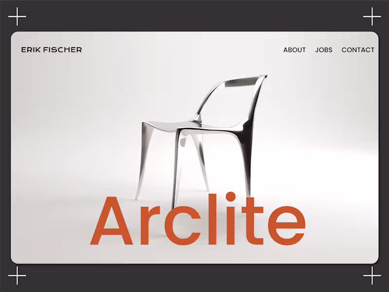 Cover image for Premium Landing Page for Furniture Design Manufacturers (Web)
