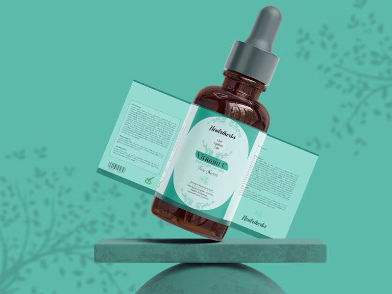 Cover image for Vitamin C Serum Design