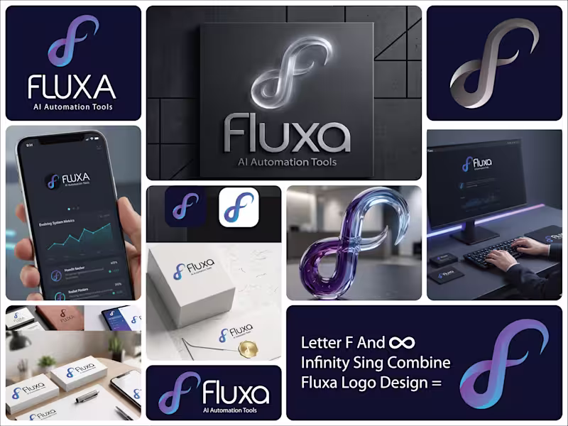 Cover image for This logo for Fluxa –