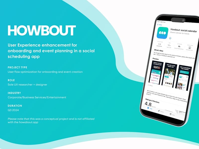 Cover image for Howbout Redesign - Case Study