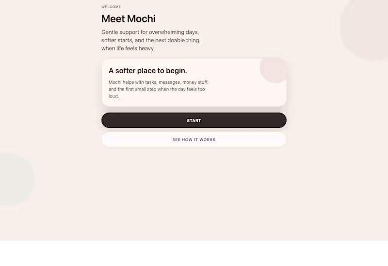 Cover image for Meet Mochi — an app