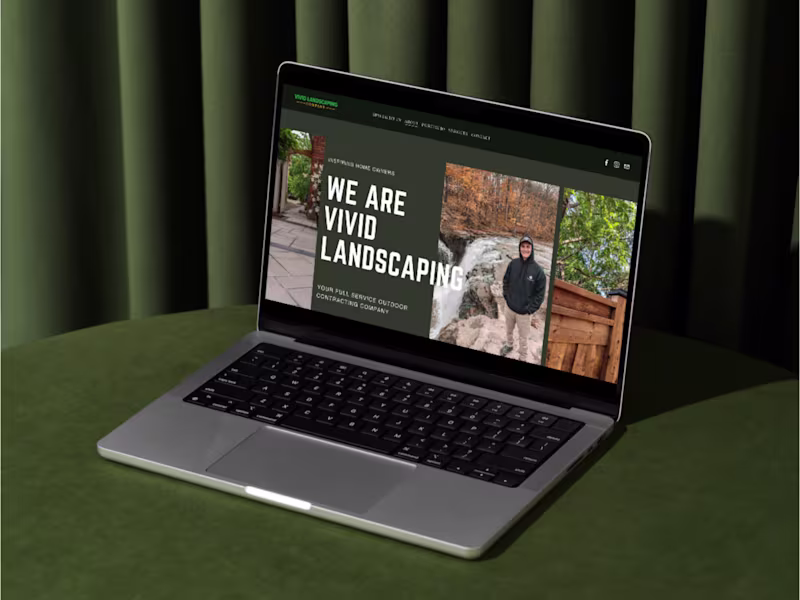 Cover image for Vivid Landscaping Company