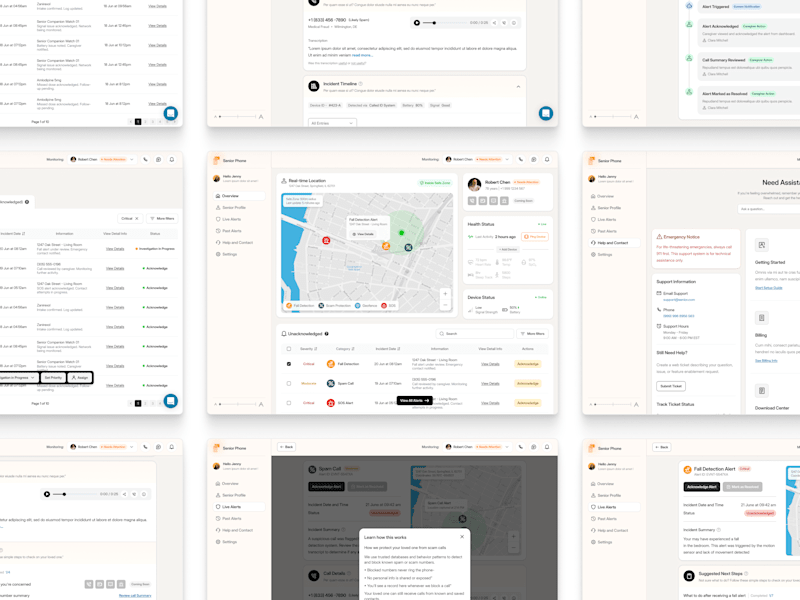 Cover image for Senior Phone: Web App Design + Website UI/UX Design