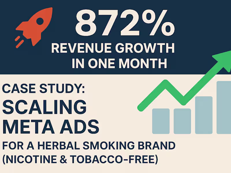 Cover image for 872% Revenue Growth in One Month 🚀 – Case Study