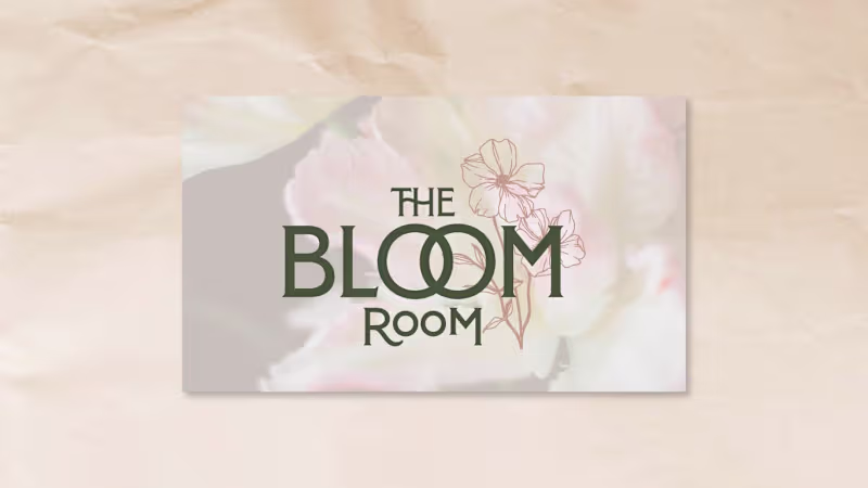 Cover image for The Bloom Room - Logo and Brand Design 