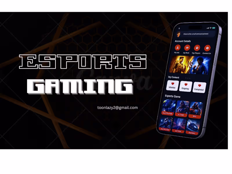 Cover image for eSport Event Tournament Host app