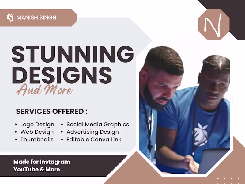 Cover image for Eye-catching Canva graphics for Instagram, posters, reels & more