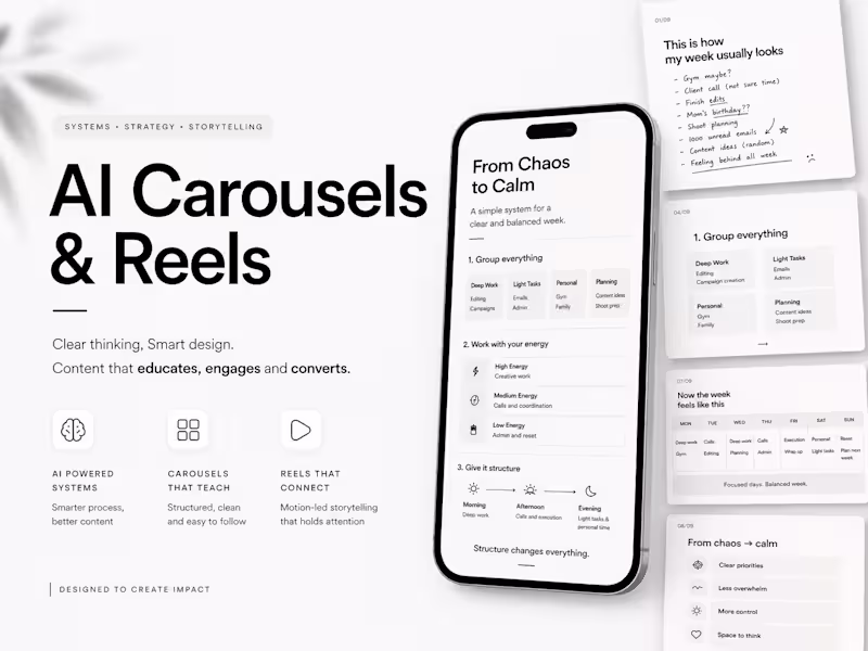 Cover image for AI-Powered Carousels for Social Media