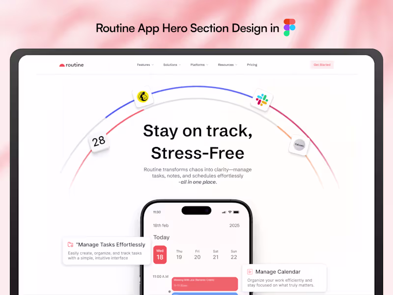 Cover image for Hero Section Redesign for Routine.co