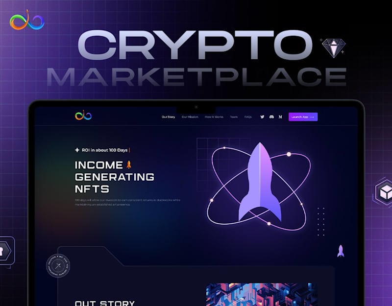 Cover image for Cypto marketplace website
