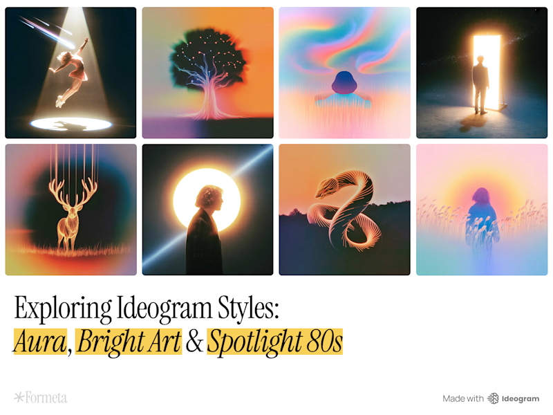Cover image for Exploring Ideogram Styles: Aura, Bright Art & Spotlight 80s