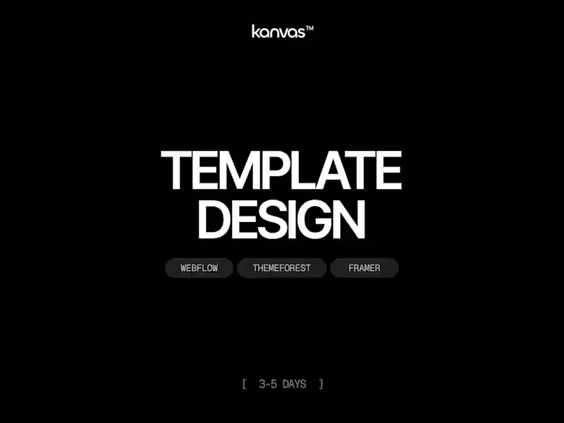 Cover image for Template Design