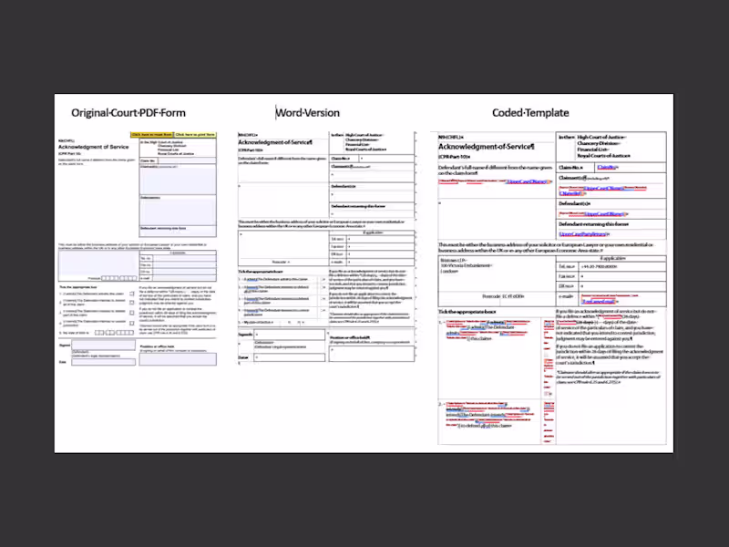 Cover image for Legal Document Automation & Workflow Engineering