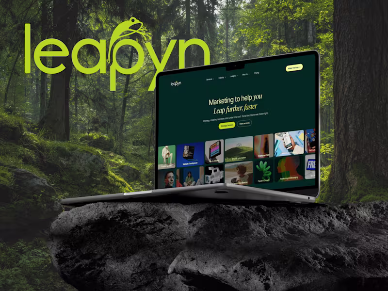 Cover image for Leapyn — 70+ Page Webflow Build with CMS & SEO