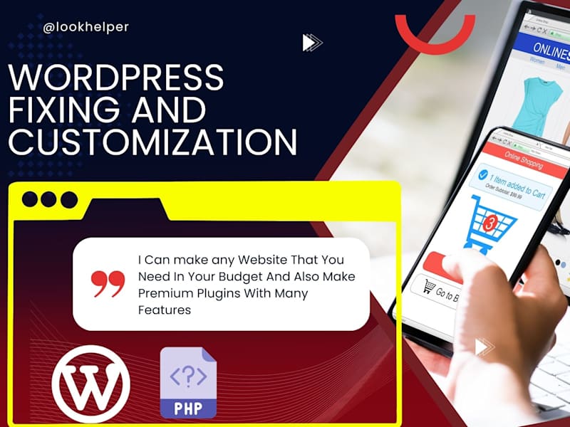 Cover image for WordPress Fixing and Customization