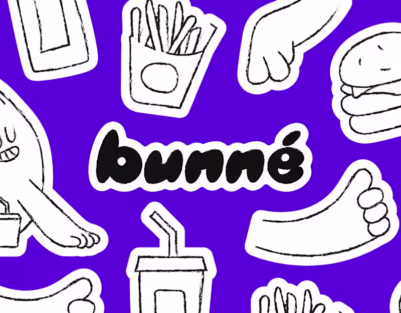 Cover image for Bunné - Burger Restaurant Visual Brand Identity