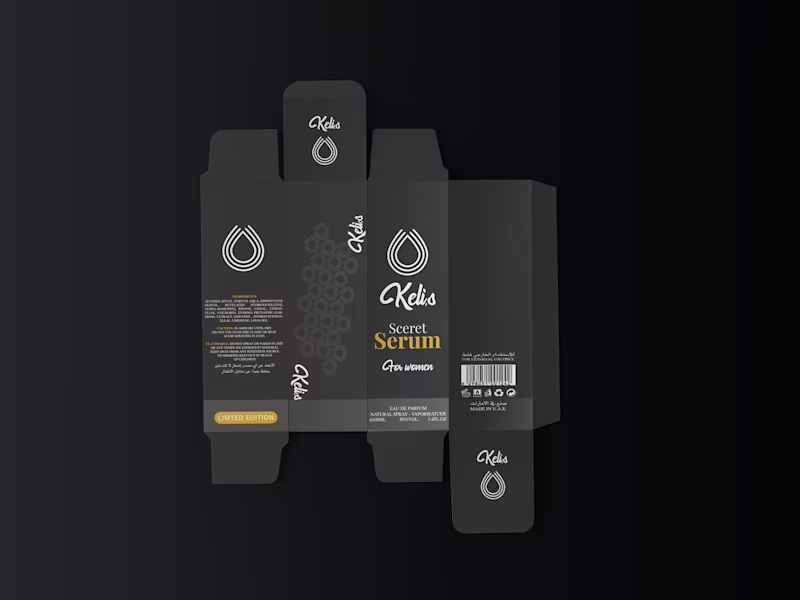 Cover image for Dropper packaging and label