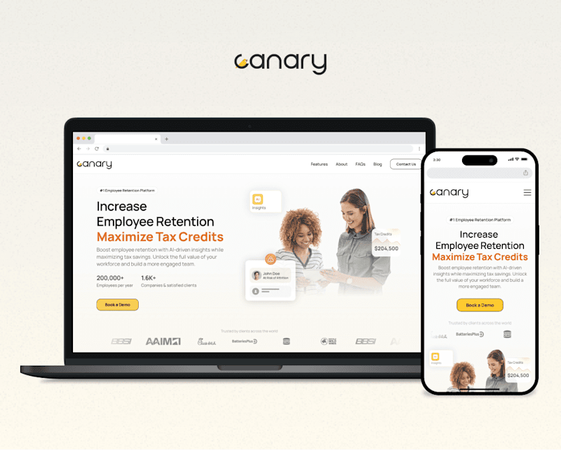 Cover image for Framer Website - Canary AI