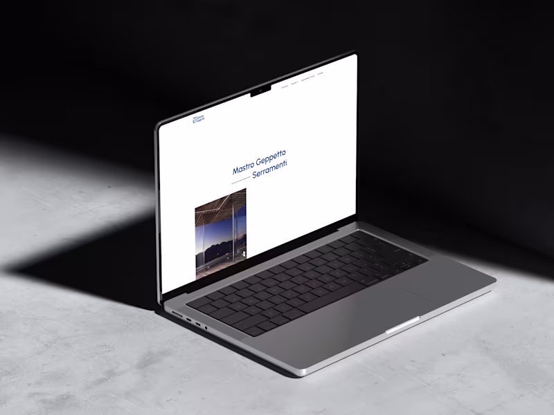 Cover image for Mastro Geppetto Serramenti Website