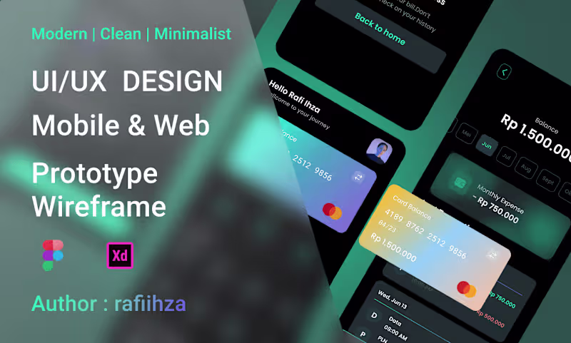 Cover image for Build clean and functional UI UX design for across Platform