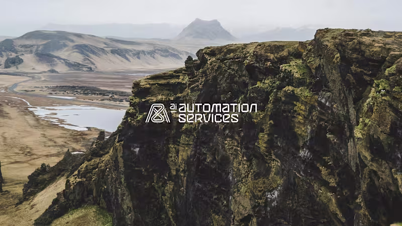 Cover image for A logo I did back in March for an AI company. The name says ...