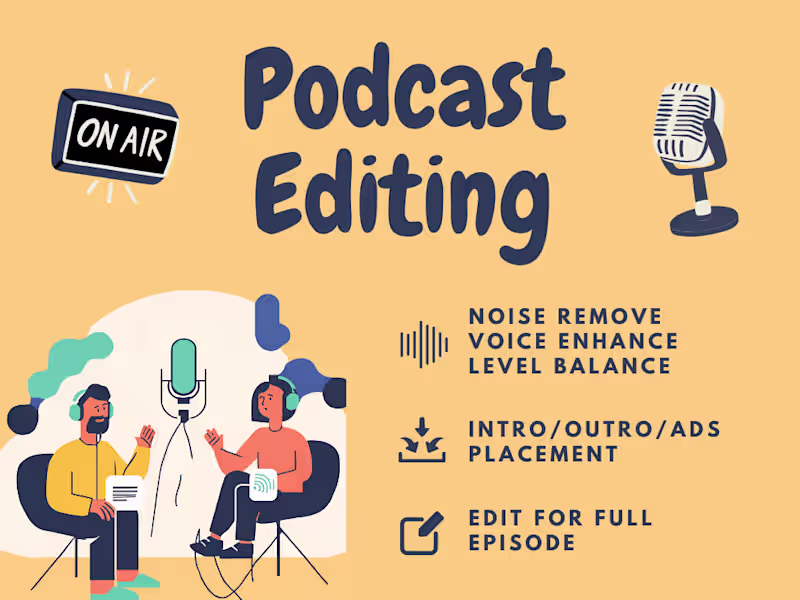 Cover image for Podcast Audio Editing