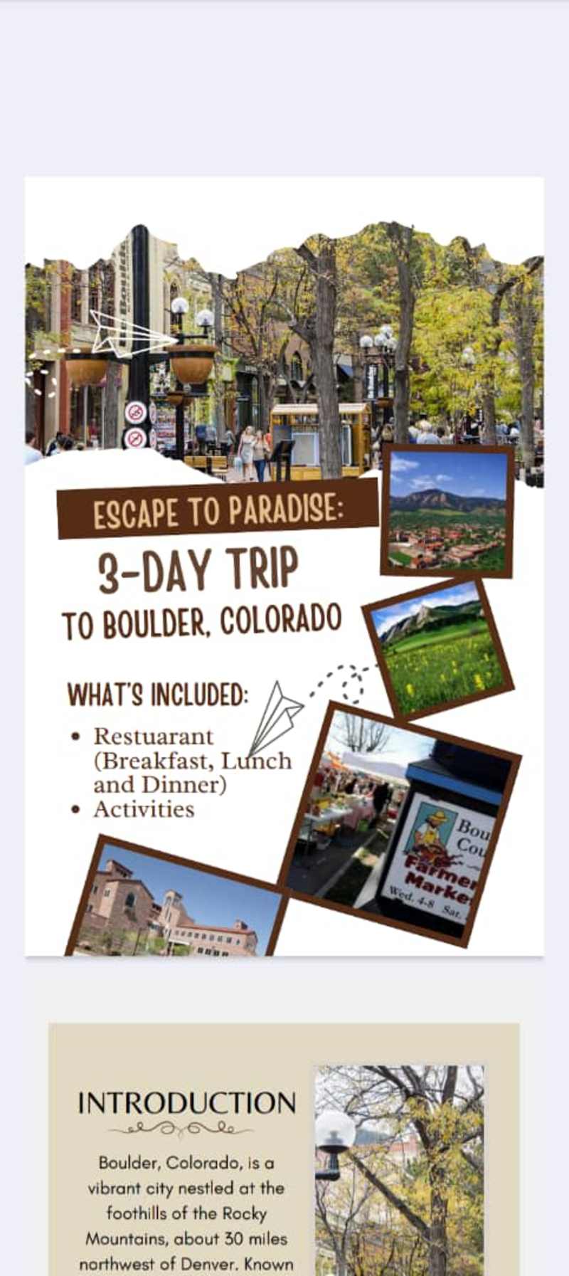 Cover image for Trip to Boulder, Colorado