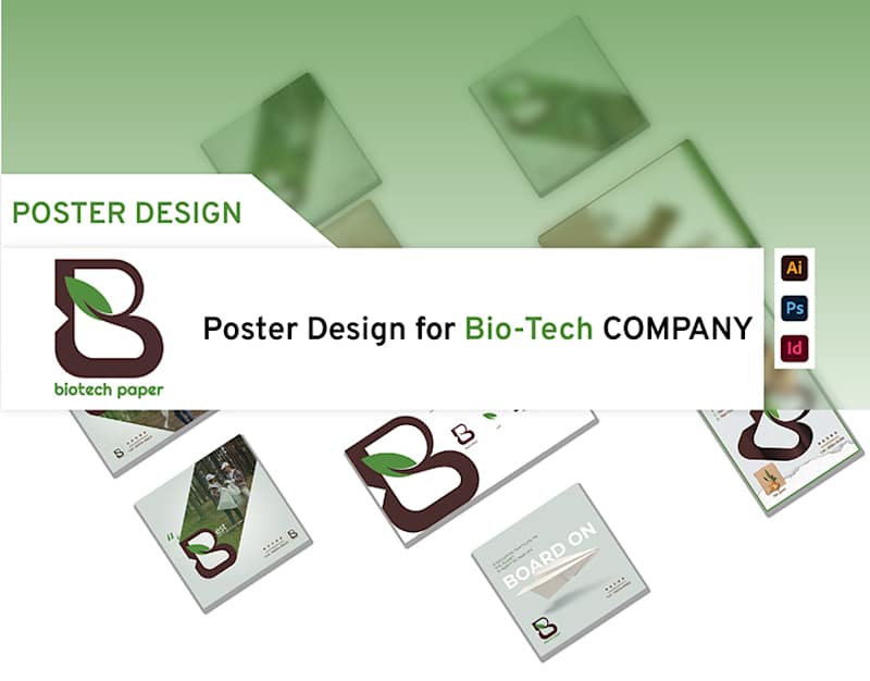 Cover image for Poster Design (Bio-tech paper) on Behance