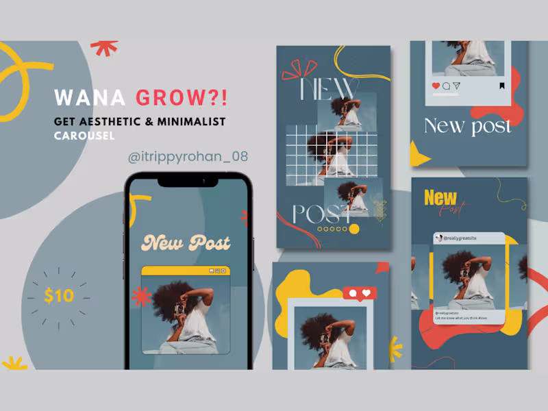 Cover image for Eye catching Social media ads Template