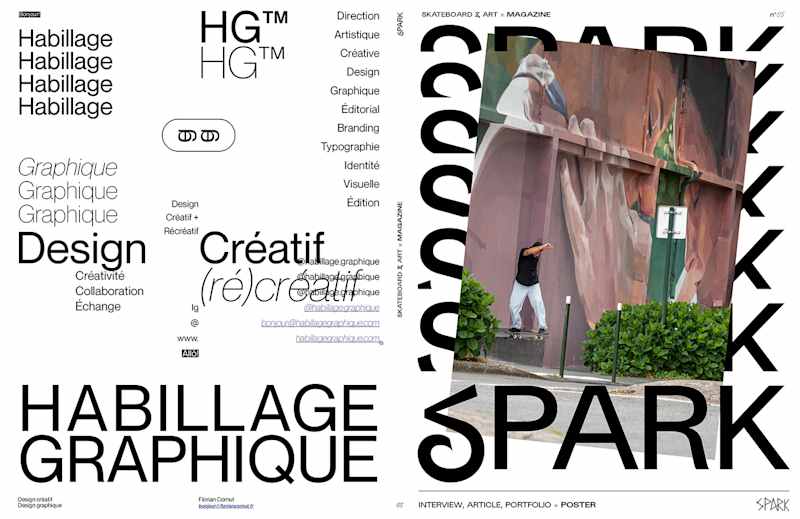 Cover image for SPARK Skateboard Magazine Vol.5 — Editorial Design 