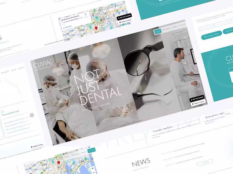 Cover image for Dental Clinic Template