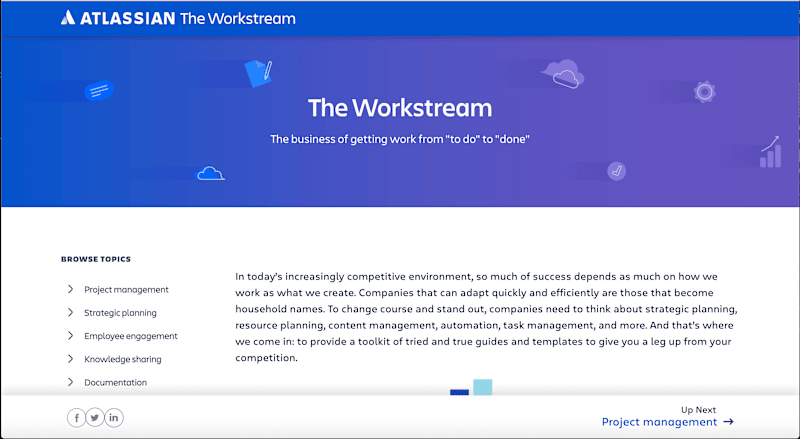 Cover image for SEO-driven microsite | Atlassian