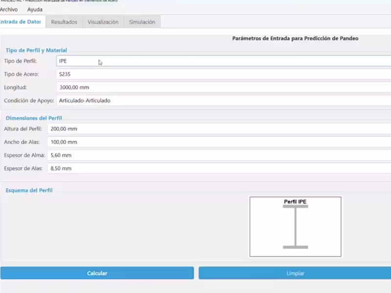 Cover image for Steel Buckling ML Predictor with 3D Visualization