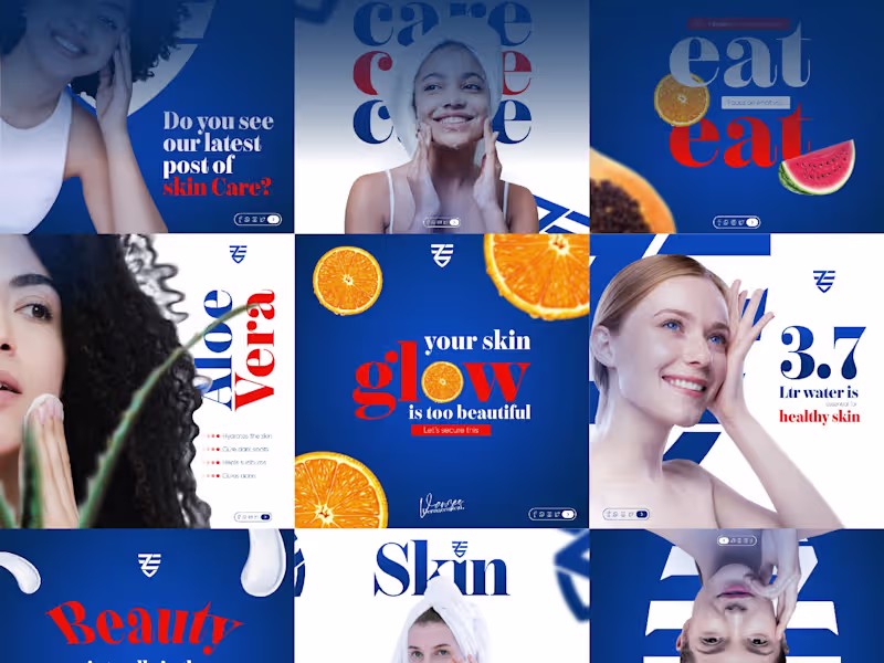 Cover image for Vanzee Derma Social Media Design Project