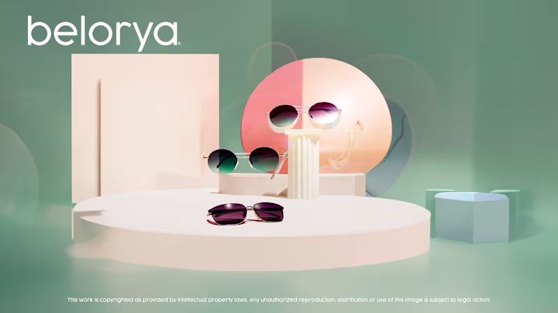 Cover image for belorya eyewear redesign brandidentity on Behance