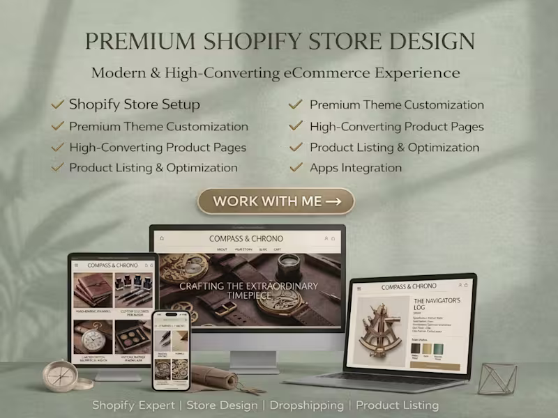 Cover image for High-converting Shopify Store Design 🔥
I