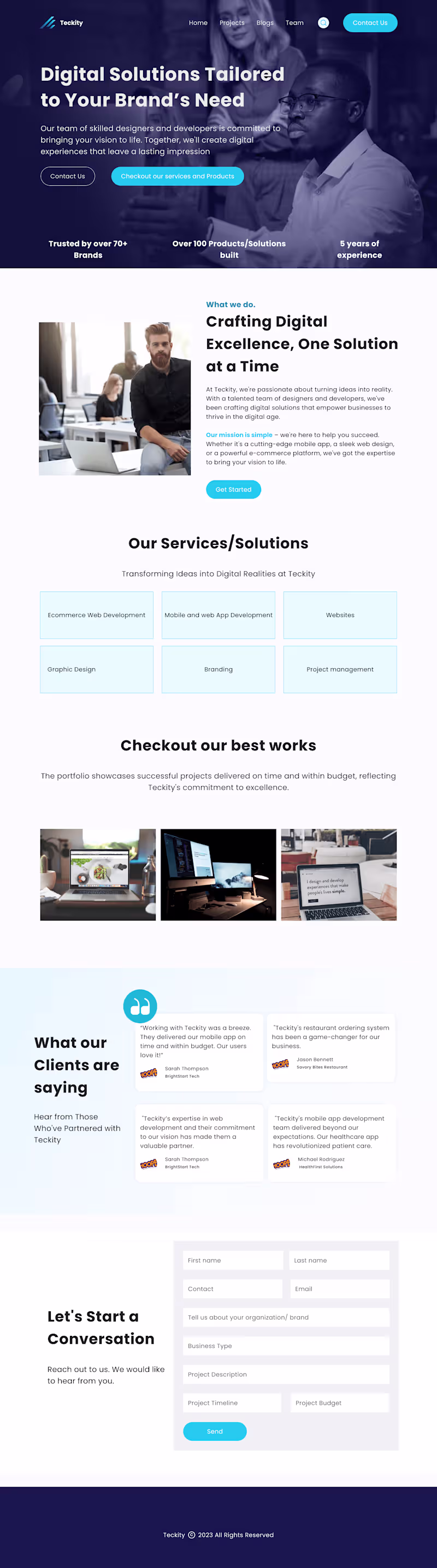Cover image for Website and landing Page Design 