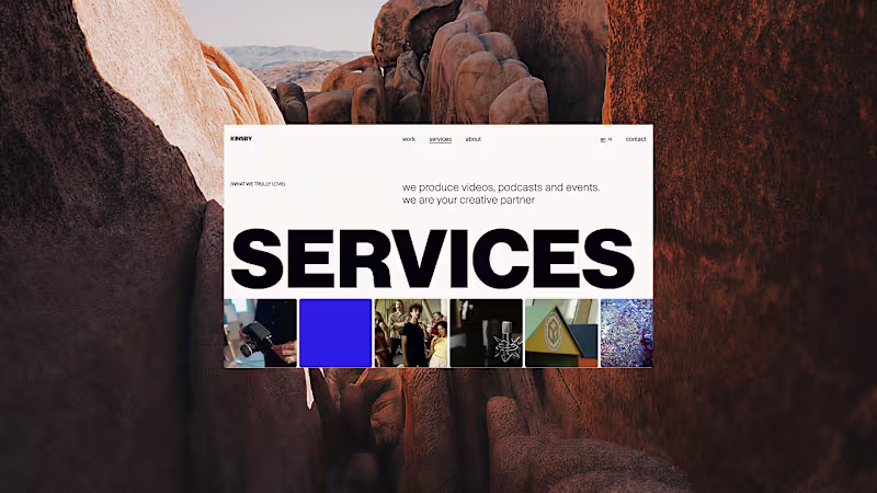 Cover image for Kinsby - Webdesign & Development - Webflow