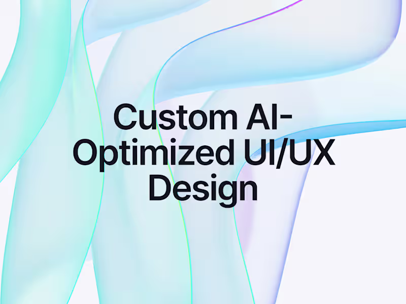 Cover image for AI-Powered Web App Design